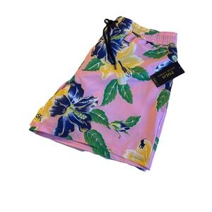 Polo‎ Ralph Lauren Men's XL Tropical Island Swim Short Lined NWT